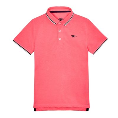 Boys' pink polo shirt